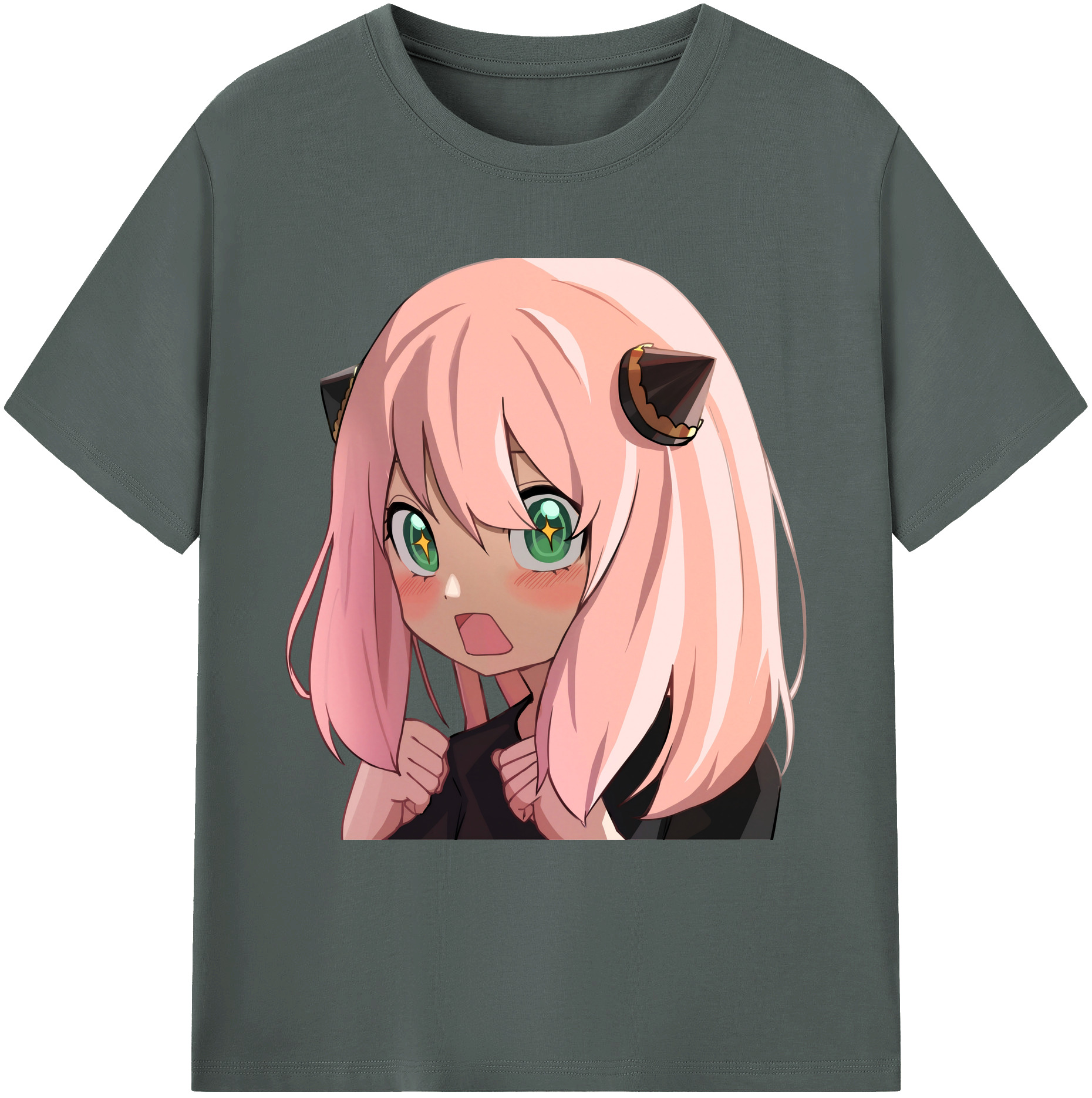 （画像用） SPY×FAMILY间谍家家酒 綿100％ メンズ半袖Tシャツ｜肌触りやわらか＆通気性